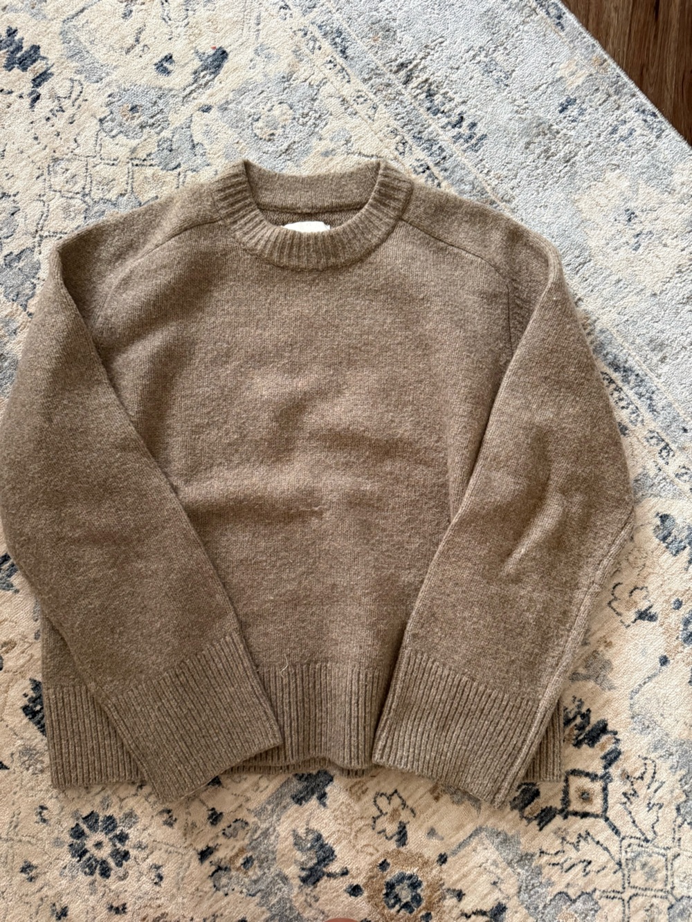Abercrombie & Fitch Taupe Crewneck Sweater